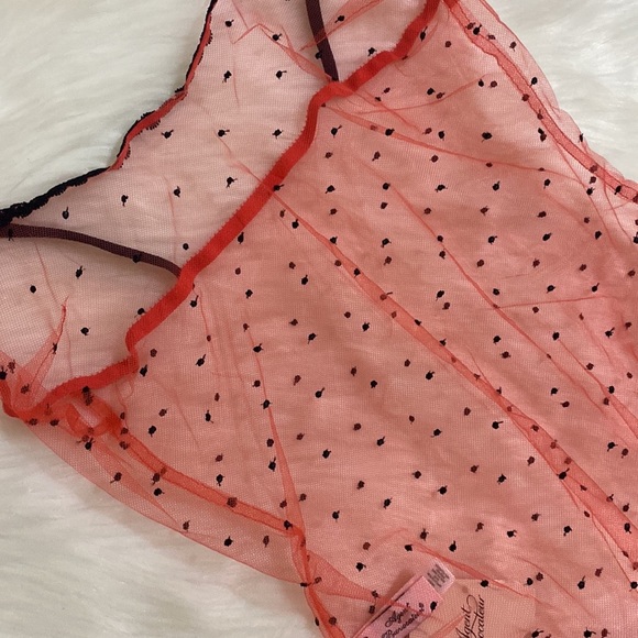 Agent Provocateur Poppie Red Black Bodysuit AP3 Medium NWT - Picture 5 of 6